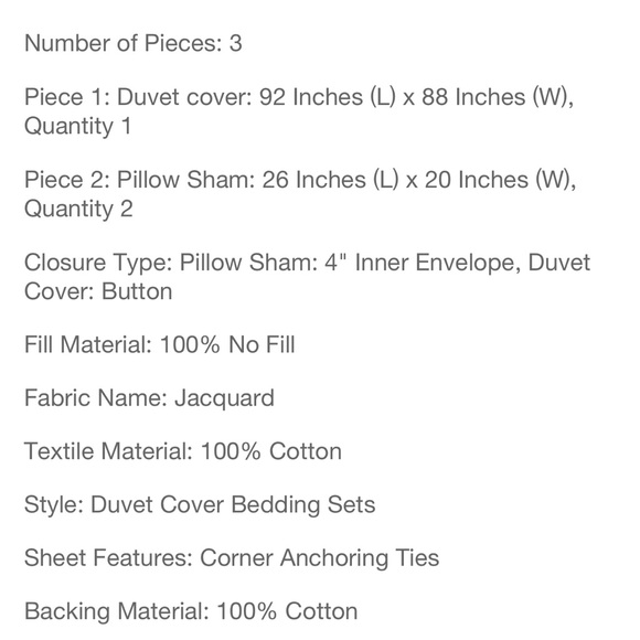 Ink+ivy duvet covet and set of shams - Picture 8 of 8